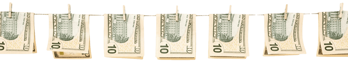 string of cash